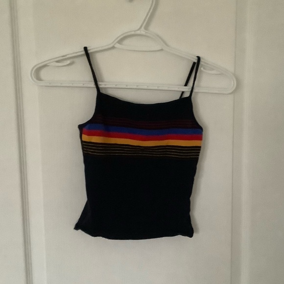 Navy tank top with stripes - Picture 1 of 3